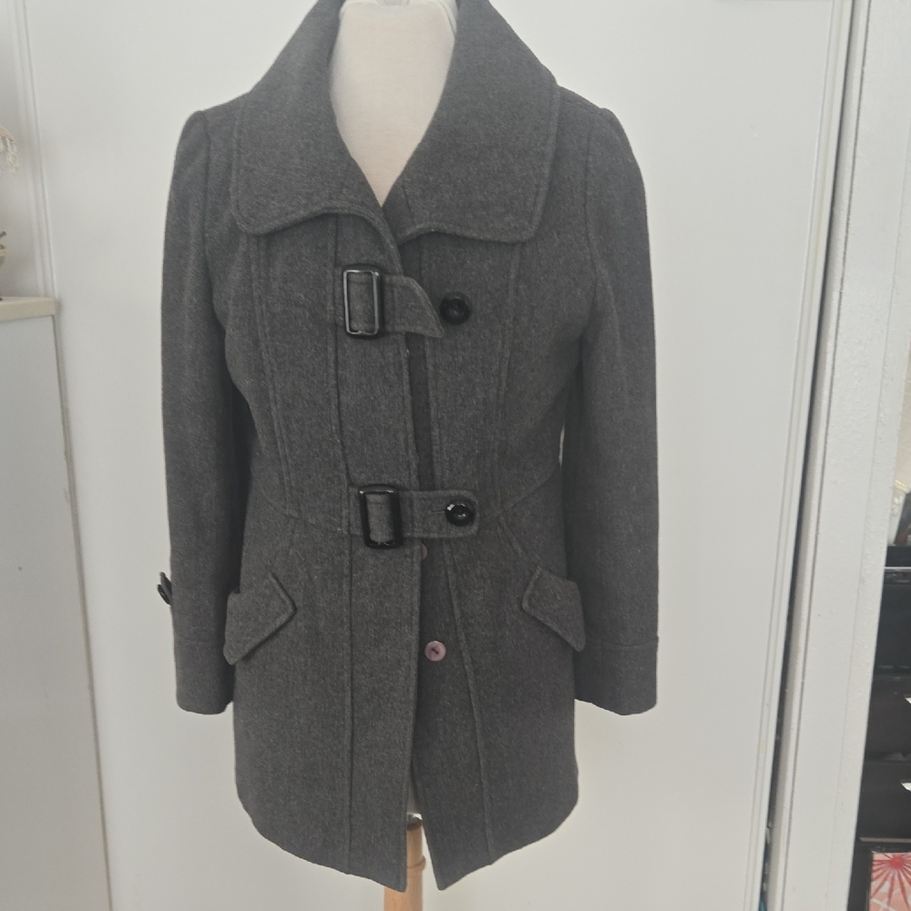 Women's Gray Wool Coat